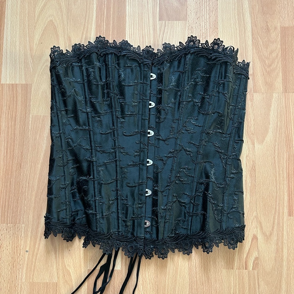 Brocade gothic corset